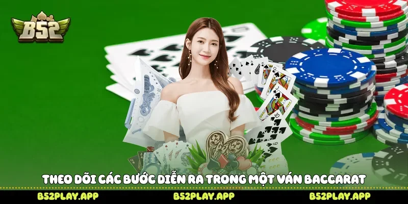 Theo dõi các bước diễn ra trong một ván Baccarat